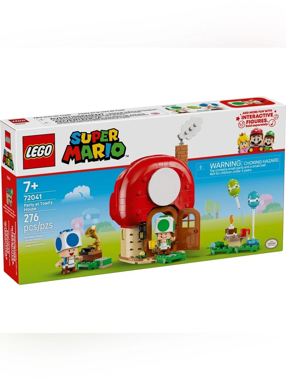 LEGO Super Mario Party at Toad’s House Building Toy - Pretend Play Set for Boys